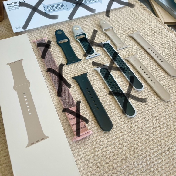 Apple iWatch Sport Bands (2 Set) Variety of Colors - Picture 3 of 4